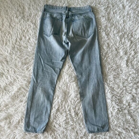 AGOLDE Highrise Distressed Relaxed Fit Straight Leg Jeans Size 28 - Picture 4 of 5